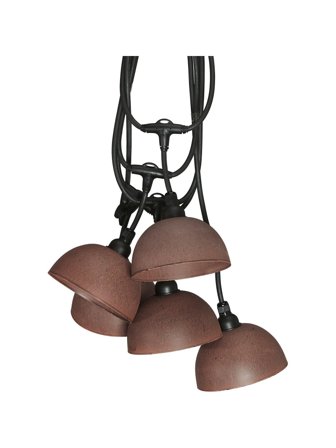 PR Home Flex Out 1216503-3911 Lysslynge 650 cm, 5 lampeholdere, brun, Belysning