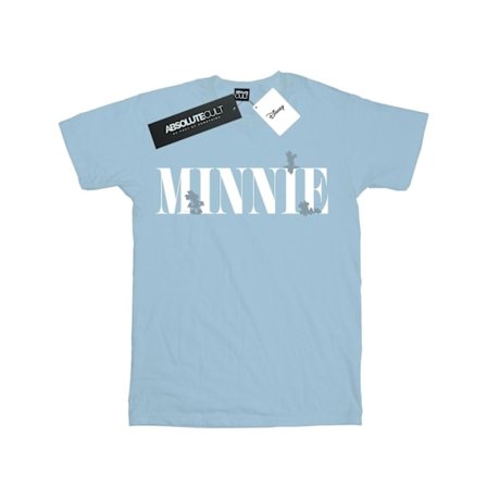 Disney Dam/Damer Minnie Mouse Silhuett Bomull Boyfriend T-shirt