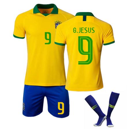 Barn/vuxen 20 America Cup Brasilien Hemma/borta Set