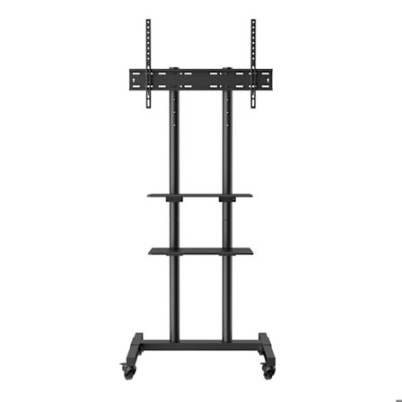 Tuki TV mobiili - DUOKU - Korkeudensäätö - 32-70 tuuman televisioille - Kantavuus 59,8 kg - Liikkuva