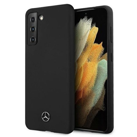 Mercedes Mobilskal Galaxy S21 Plus Silicone Line - Svart