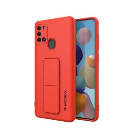 Wozinsky Kickstand Silikonskal Samsung Galaxy A21s - Röd