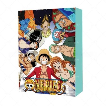One Piece Kalender Overraskelsesgave til juledekorationer og gave, julekalender, til fans eller børn