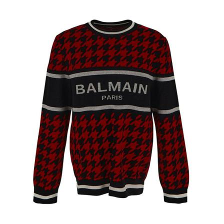 Balmain Sweater Sort, Herre
