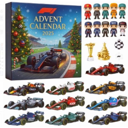 F1 Racing Advents Nedtellings Julekalender Blind Box