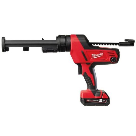 Milwaukee C18 PCG/310C-201B Fugepistol med batteri og oplader, Maskiner