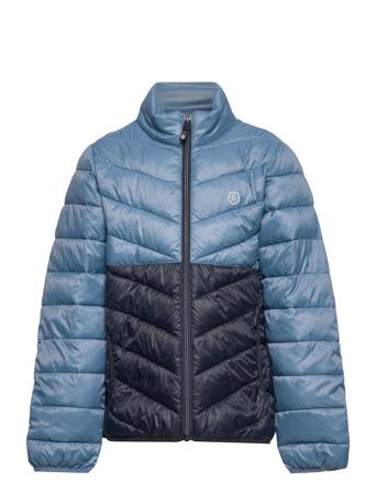 Jacket Quilted - Packable Fôret Jakke Blå Color Kids*Betinget Tilbud
