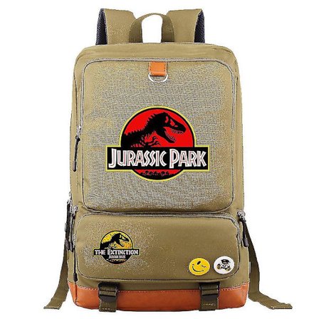 Jurassic World & Park Rygsæk: Holdbar Laptop Rejsetaske - Rygsæk, Skuldertaske, Skoletaske Med Skulderstropper Til Karakterer & Skoleartikler 6