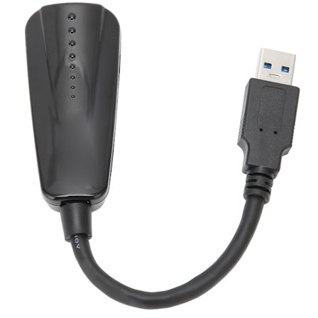 USB til Ethernet-adapter 10/100/1000M USB 3.0 til RJ45 LAN ABS Net-adapter Kompatibel med Windows til Linux til OS X