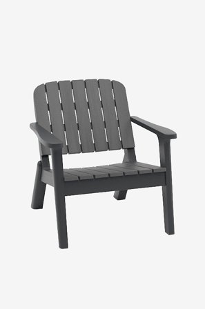 Hanah Home - Stol Silva - Grå - Havelænestole - Fra Homeroom