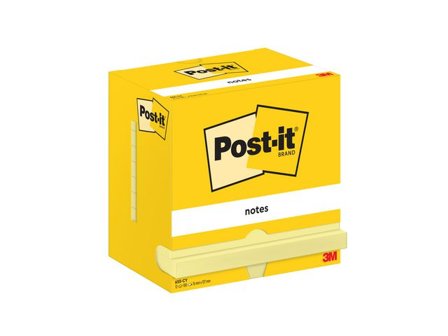 Post-it Notes 76x127mm gul 12/fp - Lyreco - Kontorsmaterial - Notes och Post-It - Notes - Gula