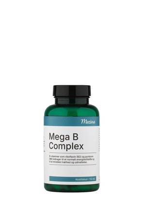 Mezina Mega B complex 120 stk, Helse & Madvarer, Vitaminer, B-vitamin