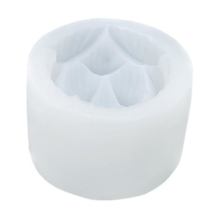 Lysestøbningsform, non-stick, multifunktionel, roseblomstform, 3D silikone, aromaterapi