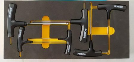 Ironside 102558 Innbyggingsmodul unbrako, 6 deler, Garasjeinnredning & oppbevaring