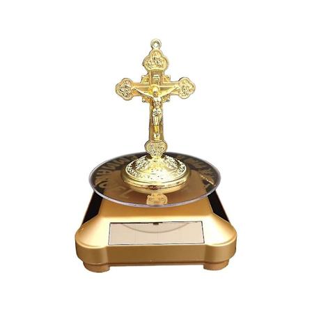 Metallkors Ornament Dekoration Metallstaty Kyrka Semesterfest