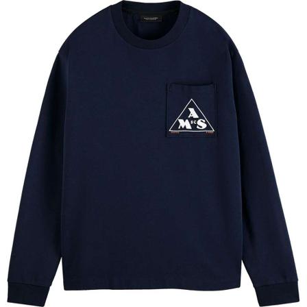 Scotch & Soda sweatshirt , Blauw , Heren , Maat: XL