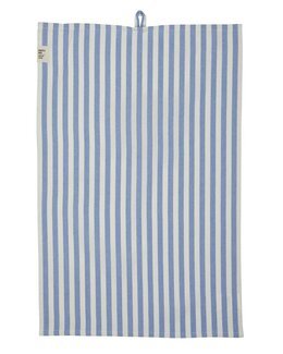 Keittiöpyyhe raidallinen Svea Vaaleansininen