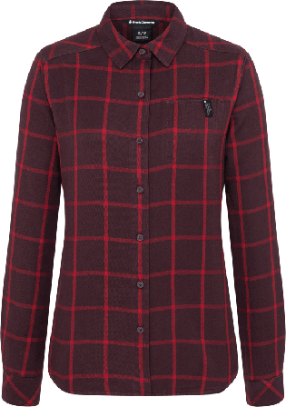 Black Diamond Women's Serenity Flanell Shirt Women long-sleeved shirts Purple M