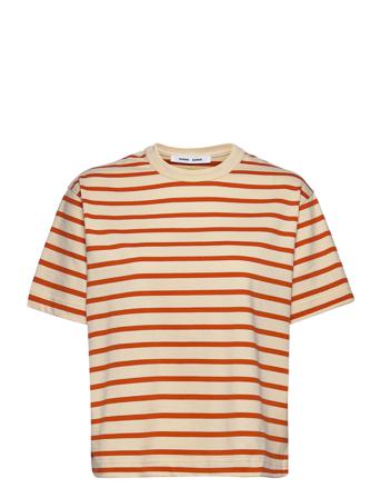 Jane T-Shirt 14293 T-shirt Top Orange Samsøe Samsøe