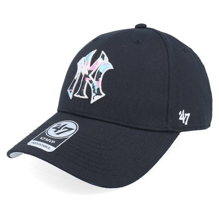 47 Brand - MLB Schwarz adjustable Cap - New York Yankees MLB Star 47 Mvp Cap Black Adjustable @ Hatstore