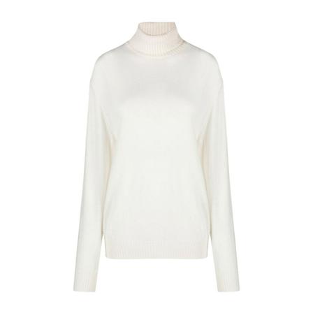 Jil Sander Turtleneck Hvid, Dame Rullekraver