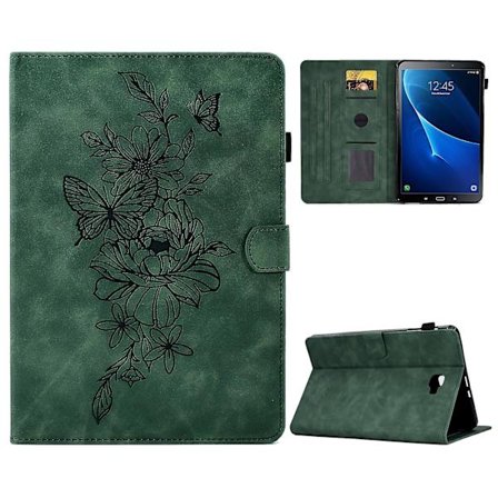 Samsung Tab A 10.1 T580/T585 (2016) -kuori, reliefikuvioitu, vihreä