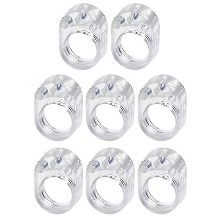 8x Dørstopper til Håndtag - Transparent