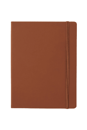 Åhléns Home Linjerad anteckningsbok ROMEO B5 Kontor & papper Brun ONESIZE