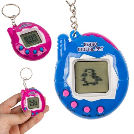 Digitalt Kjæledyr - 49 forskjellige virtuelle kjæledyr - Tamagotchi Multicolor multifarge