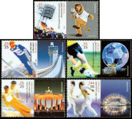 Tyskland - Sportsvelgørenhed - Postfrisk sæt 5v