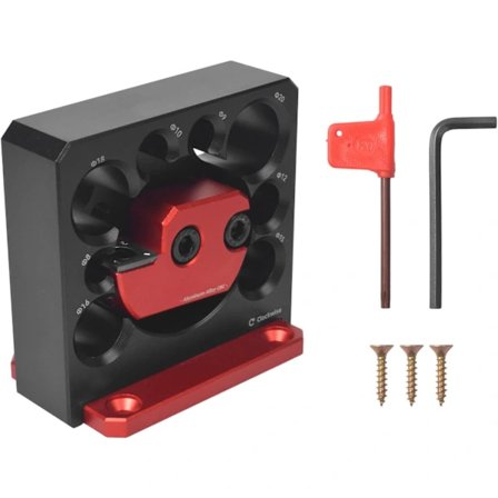 /EA/ 6-delars pluggskärarsats, metrisk 8 mm till 20 mm justerbar pluggfräs rund stånghjälpverktyg