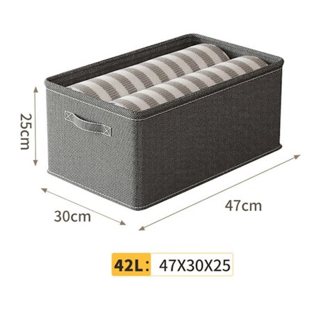 Vaatteiden säilytyslaatikko Alusvaatteiden säilytyslaatikko 42L-47X30X25CM