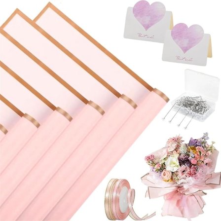 20 ark blomsterpapir for DIY håndverk blomsterinnpakning gaveinnpakning blomsterhandler bukett Supp