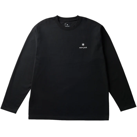 Snow Peak Nsd Logo L/S T-Shirt Black