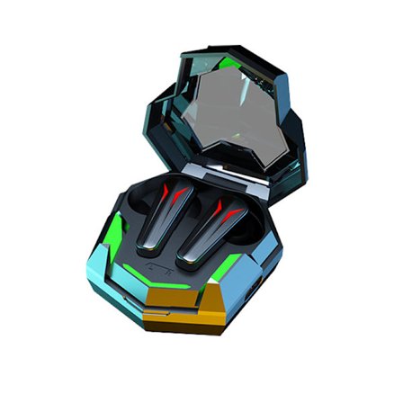 Nya trådlösa TWS Bluetooth-hörlurar för spel, coola brusreducerande in-ear-hörlurar med vattentätt skydd, Bluetooth 5.2