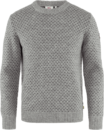 Fjällräven Men's Övik Nordic Sweater Men long-sleeved sweaters Grey XXL