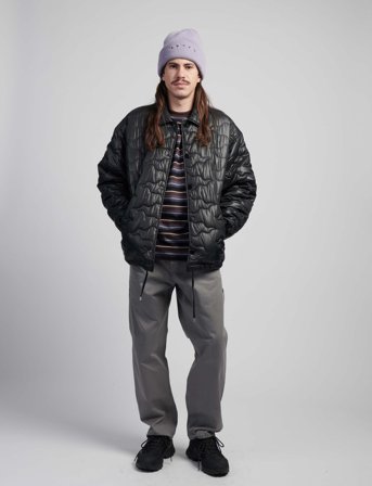 Edwin Darren Coach Jacket-Black - Black - M