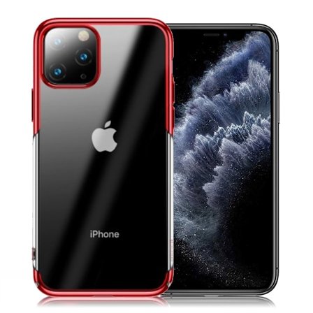 Glitter iPhone 11 Pro skal - Röd