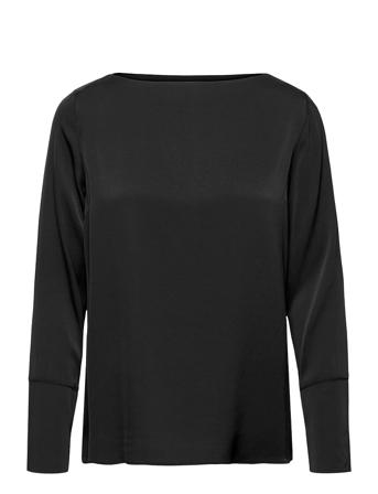 Kelly Blouse Pitkähihainen Pusero Paita Musta Ahlvar Gallery