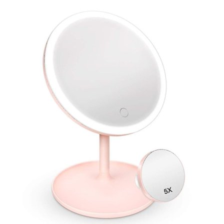 Sminkespeil, Led sminkespeil med lys med 5x forstørrelse