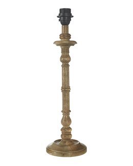 Lampfot av trä Brun - 50 cm - PR Home