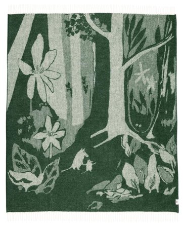 Mummi Arabia Ullpledd Grønn 130x170