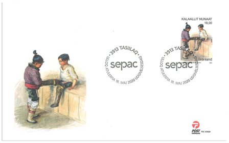 Grønland - Sepac Kunst - Førstedagskuvert