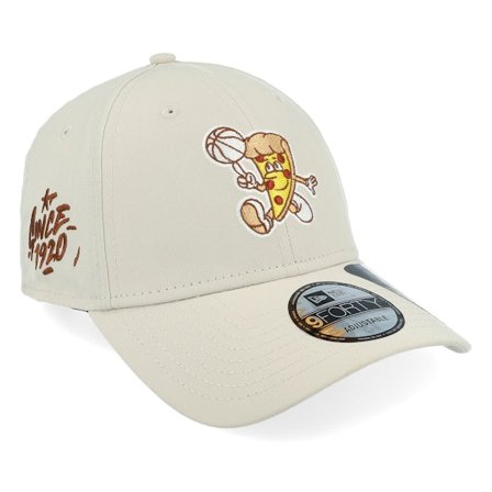 New Era - Grå adjustable Caps - Pizza Repreve 9FORTY Stone Adjustable @ Hatstore