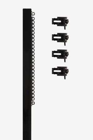 Hasta - Verhokisko Convex 150 cm - Musta - Verhotarvikkeet - - Homeroom