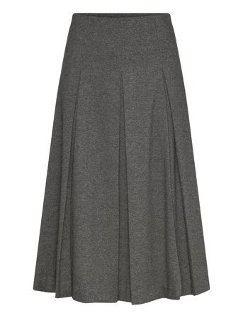Mango Pleated A-Line Skirt - Grey - XS