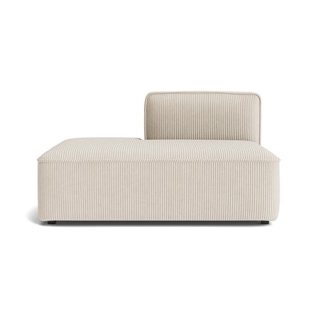 Modus hvilemodul, venstrevendt, Poso Beige Sofa - Komfortabelt modulsystem - 125x93x67cm - Perfekt til afslapning i stuen