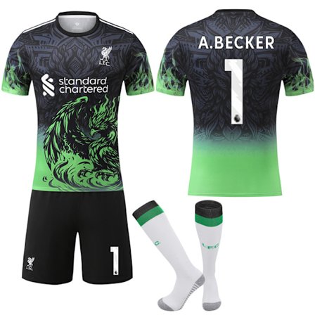 2025-2026 Liverpool Special Anniversary Edition Vihreä Jalkapallopaita No.1 A.BECKER-FM-