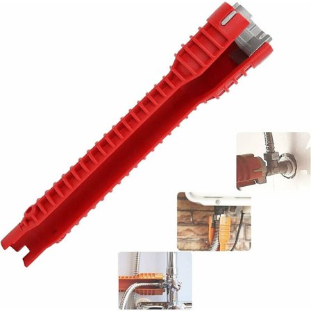 Krannyckel, Enkelsidig Krannyckel för Vask, Multifunktionell Rörtång för Toalettstol/Vask/Badrum/Kök VVS och mer