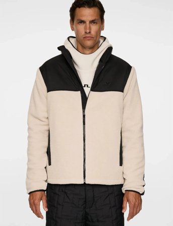 J. Lindeberg Provo Pile Jacket - Cream - XXL